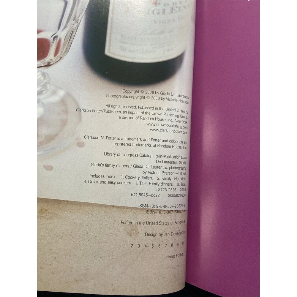 Giada's Family Dinners : A Cookbook by Giada De Laurentiis (2006, Hardcover)